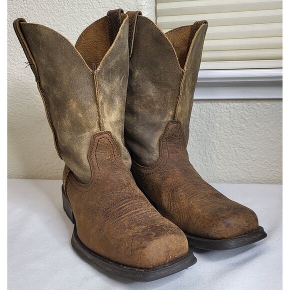 Ariat Boots Men’s Size 9D Rambler Earth Brown Bomber 10002317 Western Cowboy main image 4